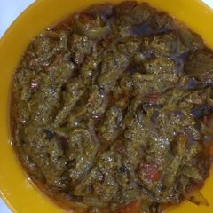 A picture of Malai ki sabzi.