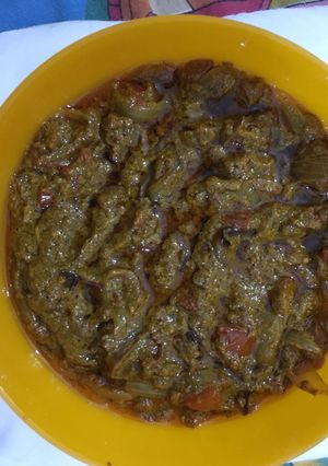 A picture of Malai ki sabzi.
