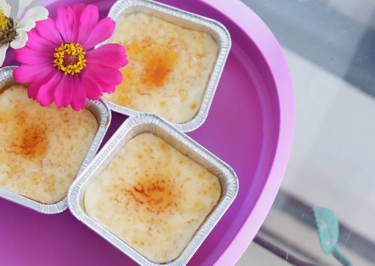Puding custard caramel ekonomis dan irit
