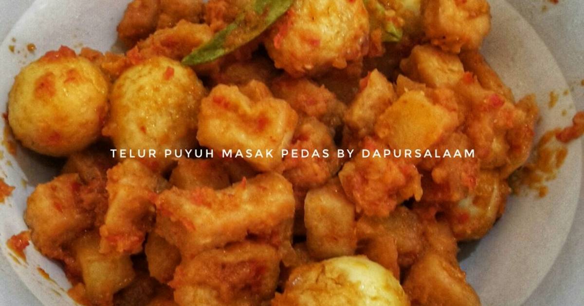 Resep Telur Puyuh Masak Pedas Oleh Rully Dapursalaam Cookpad