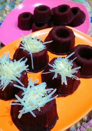 Foto resep Bolu redvelvet (putri hipster) sederhana
