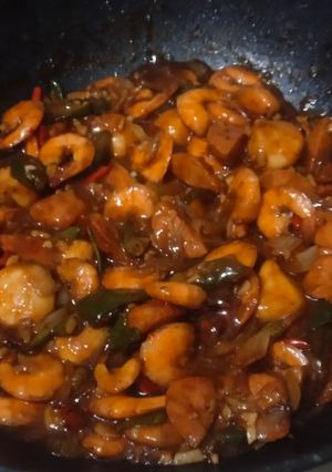 Foto resep Udang asam manis