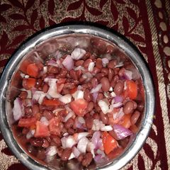 Rajma chaat A picture of Rajma chaat.