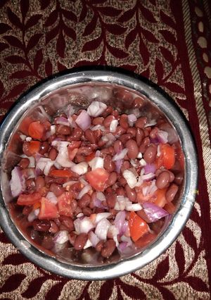 A picture of Rajma chaat.