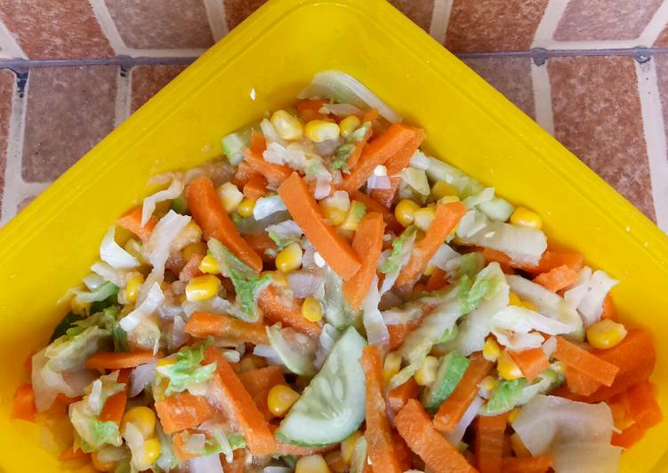 Resep Salad Sayur Real Food, Lezat Sekali