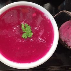 A picture of Beetroot amla soup.