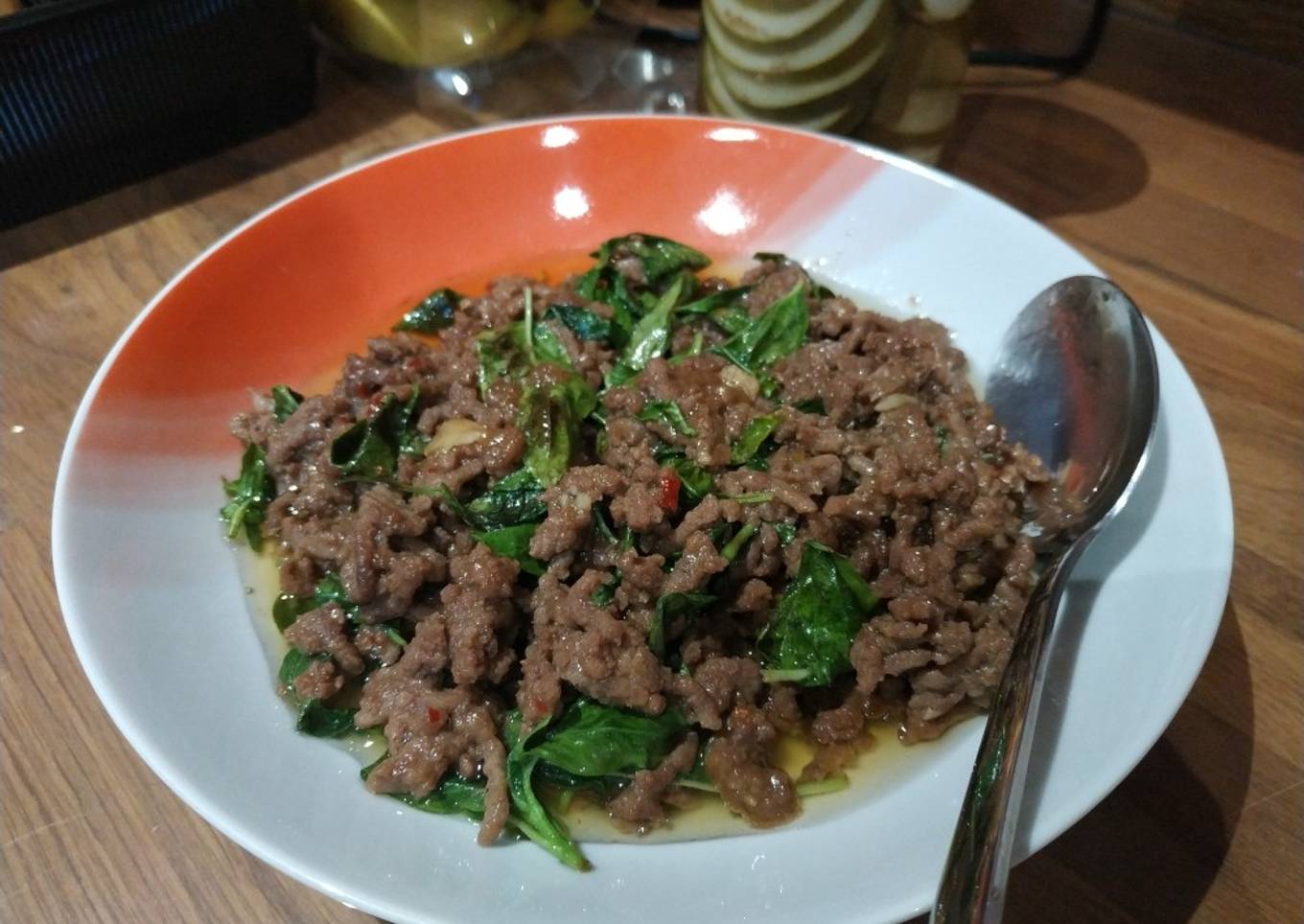 330. Thai Beef Basil