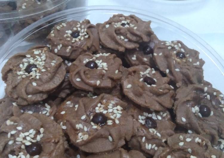 Resep Semprit moka coklat #kamismanis yang Sempurna