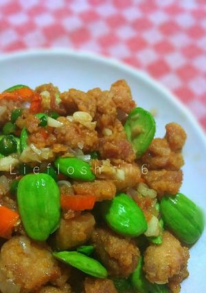 Foto resep Ayam pete cabe garam