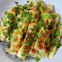 A picture of Masala cucumber stick.