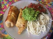 Una foto de pechuga rellena sin horno