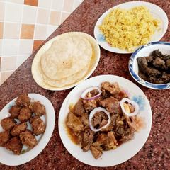 A picture of Tikka boti with pori.