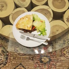 A picture of Holiday Lamb pie.
