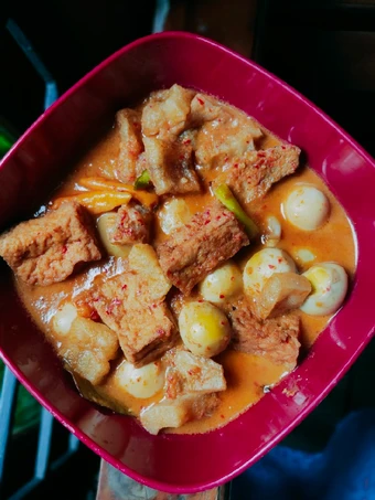 Langkah Mudah untuk Membikin Resep Sambel goreng krecek tahu telur yang Bisa Manjain Lidah Anti Ribet, Mantap Sekali