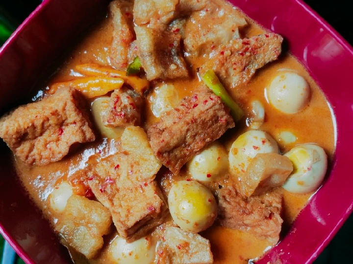 Langkah Mudah untuk Membikin Resep Sambel goreng krecek tahu telur yang Bisa Manjain Lidah Anti Ribet, Mantap Sekali