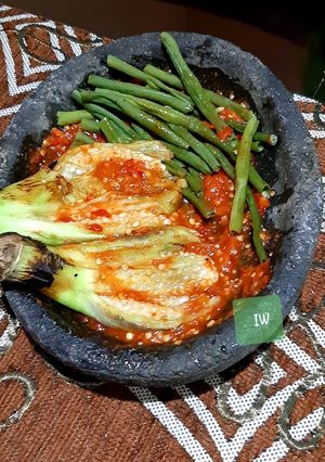 Foto resep Terong bakar sambel kukus