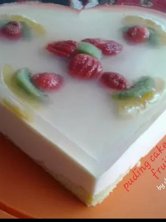 Foto resep Puding Cake Busa Fruity