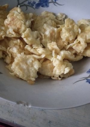 A picture of Scrambled eggs.