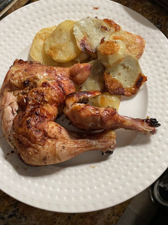 Una foto de Pollo al horno