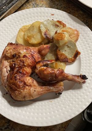 Una foto de Pollo al horno
