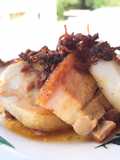 Steamed Taro And Roasted Pork In Chili Garlic XO Sauce