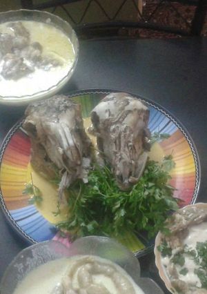 صورة لوصفة فوارغ كروش ورؤوس فته