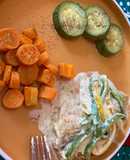 Pescado en crema