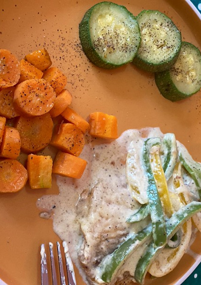 Una foto de Pescado en crema
