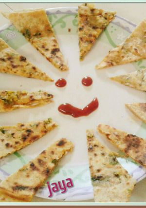 A picture of Aloo Paratha.