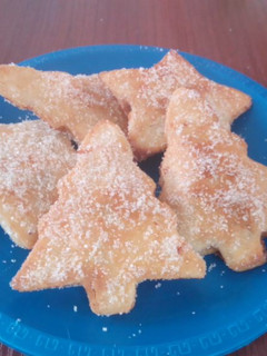 Una foto de Buñuelitos de Navidad rellenos
