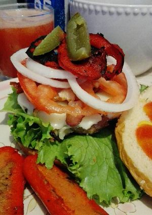 Una foto de Hamburguesas parmesanas