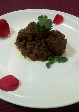 A picture of Masala chicken.