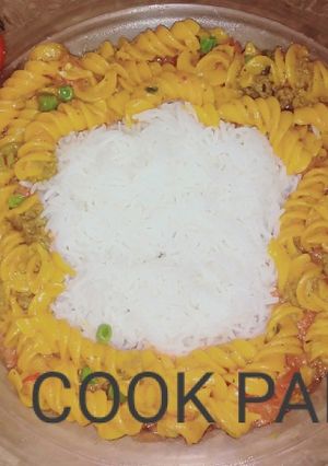 A picture of Rice macroni.