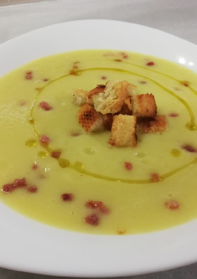 Una foto de Zapallo italiano en crema🥒