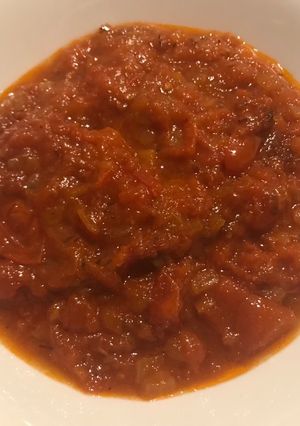Une photo de Sauce tomate basse température