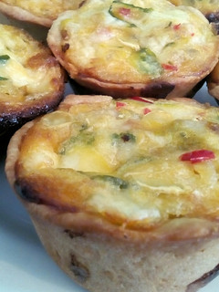 Una foto de Tartaletas de zapallito y muzzarella