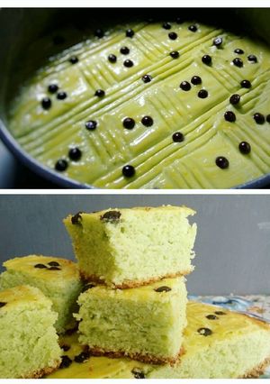 Foto resep Lekker Holland/Boterkoek Pandan ekonomis😍