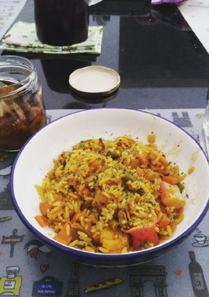 Una foto de Arroz con mariscos