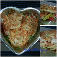 A picture of Bread lasagna.