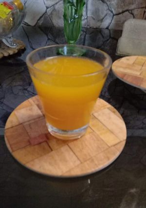 A picture of Summer special Orange mosambi juice.