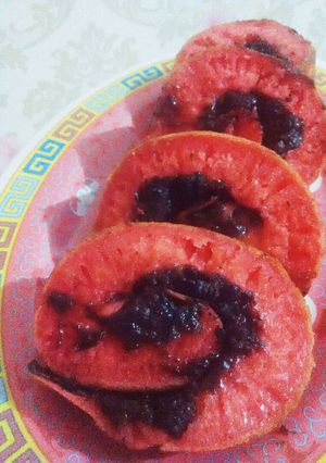 Foto resep Red Velvet Martabak Rolls