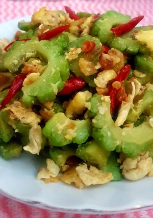 Foto resep Pare orak arik telur