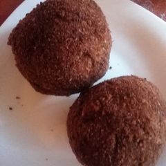 A picture of Scotch eggs.
