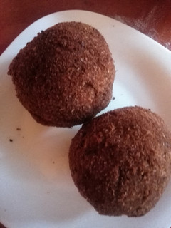 A picture of Scotch eggs.