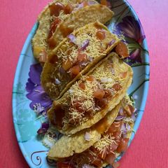 A picture of Aloo Tacos.