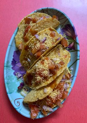 A picture of Aloo Tacos.
