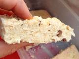 Barritas de clara de huevo y avena horneadas