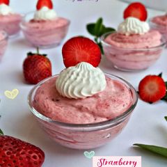 A picture of Strawberry Mousse.
