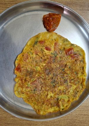 A picture of Tomato omlette.