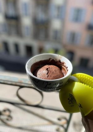 Une photo de Mugcake Fondant au chocolat Rapide